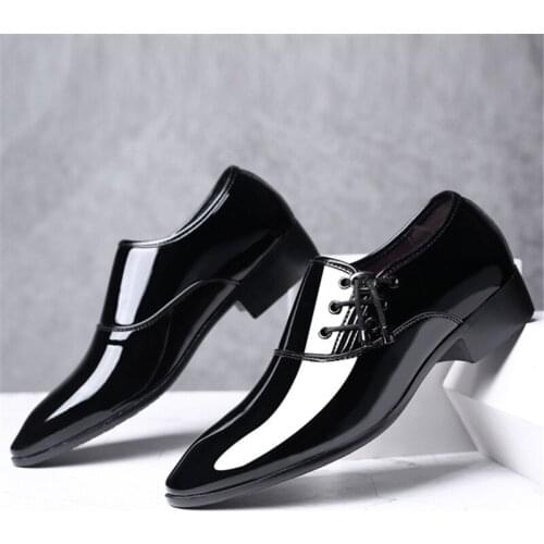 Dance shoes High Quality Classic Leather Men Brogues Shoes Lace-Up Bullock Business Dress Men Oxfords Shoes Male Formal Zapatos