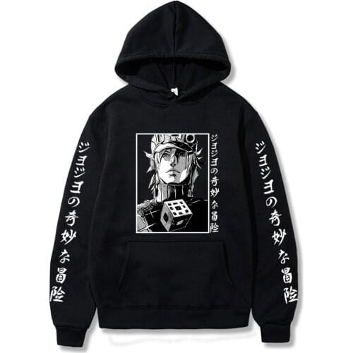 Jojo Bizarre Adventure Print Hoodie Spring Ladies/man Hoodie Streetwear