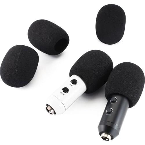 Headset Replacement Foam Microphone Cover Telephone Headset Mic Cover Microphone Windscreen Windshied Headset Foam 5 PCS