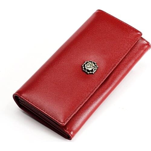 Top quality womens purse fashion wallet women multifunction leather wallet female long clutch women purse