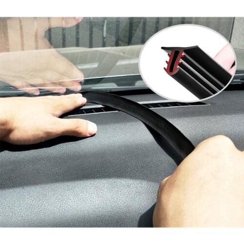 1.6M Car Dashboard Edges Gap Sound Seal Strip For Jeep Wrangler JK Renegade compass Subaru Forester Impreza Opel Corsa d vectra