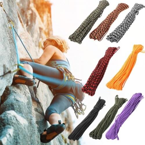 1 Roll Survival Climbing Rope Hiking Parachutes Cord Ergonomic Design Multifunctional Polypropylene Fiber Safety Lanyard Rope