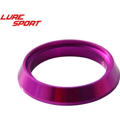 LureSort 10pcs wind Check D16VF D18VF Aluminum Trim Ring Screw-Side Ring Rod Building Component Repair rod DIY Accessory