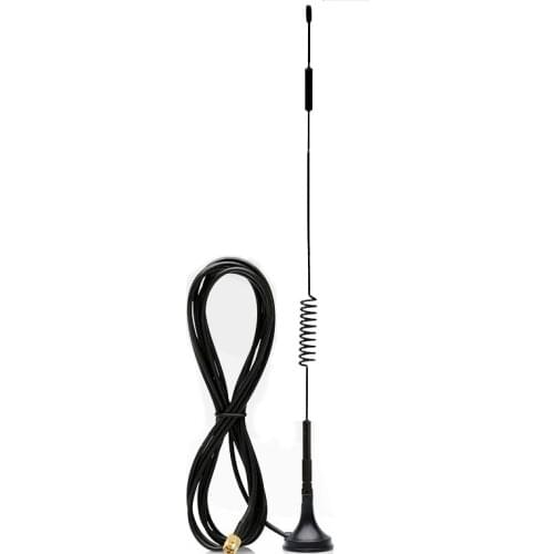12dBi 433MHz Antenna SMA Male Magnetic Mount Antenna with 3M Cables for Signal Booster Walkie Talkies