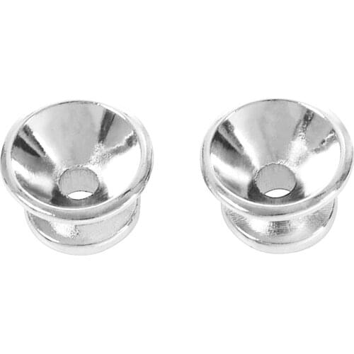 2 x Electric Acoustic Guitar Bass Strap Button Screw Lock Pins Pegs Pads