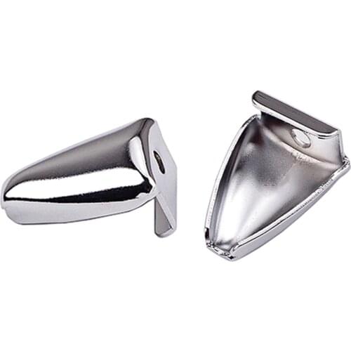 2Pcs Triangle Bass Drum Claw Hook Drum Lugs Drum Parts Hardware Silver