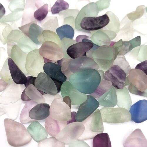 50g Natural Fluorite Chips Beads Irregular Undrilled Chips Stone Bulk Tiny Gravel Quartz Crystals