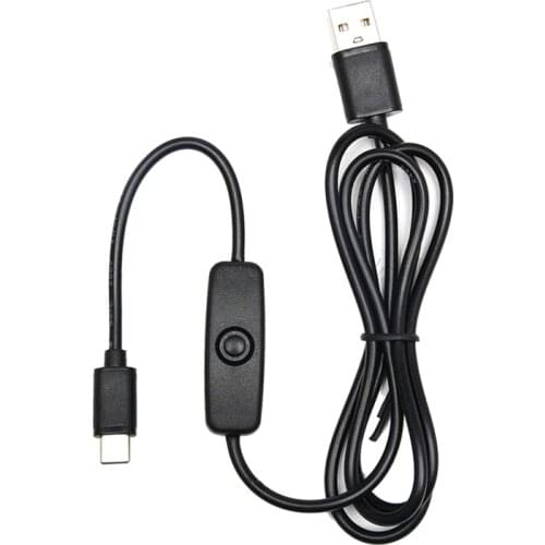 5V 3A 3000mA Power Supply Adapter USB Type-C Charger Cable for Raspberry Pi 4 4B 1XCB