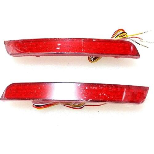 Varthion Car LED Brake Light Turn Signal Light Running Warning Light Rear Fog Lamp Case for Chevrolet Malibu 2012-2015 3 in 1