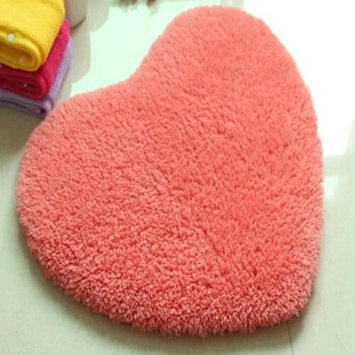 Free Shipping New Soft 40x50cm Comfortable Shaggy Plush Fabric Cute Carpet Floor Mat Hallway Anti-Slip Bathroom Rug Mat Area Pad