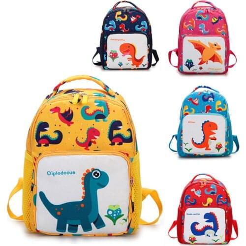 Cartoon Dinosaur Kids Backpacks Preschool Baby Bag Kindergarten Schoolbag Cute Animal Toddler Bookbags Girls Boys Mochilas