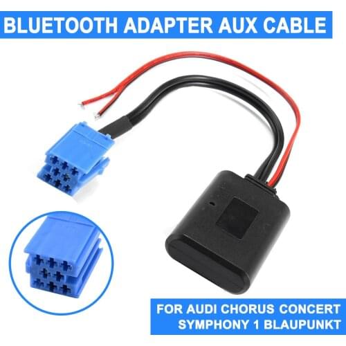 For AUDI Chorus Concert for Blaupunkt Radio bluetooth AUX Adapter Cable CD Receiver Aux Cable For vw Delta Beta For VDO Becker