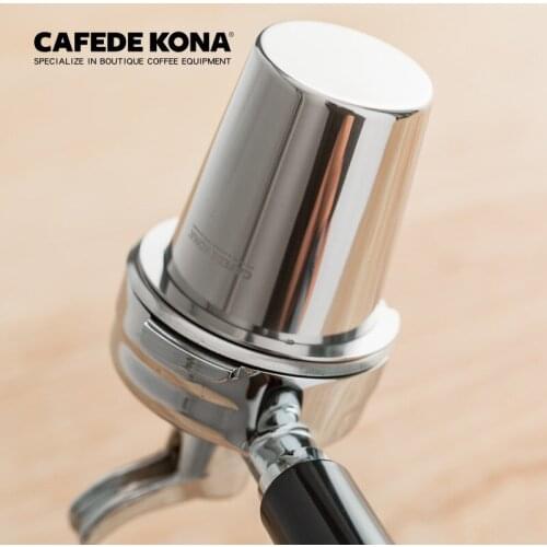 CAFEDEKONA stainless steel Dosing cup coffee sniffing mug powder feeder fit 57mm espresso machine portafilter grinder assistant
