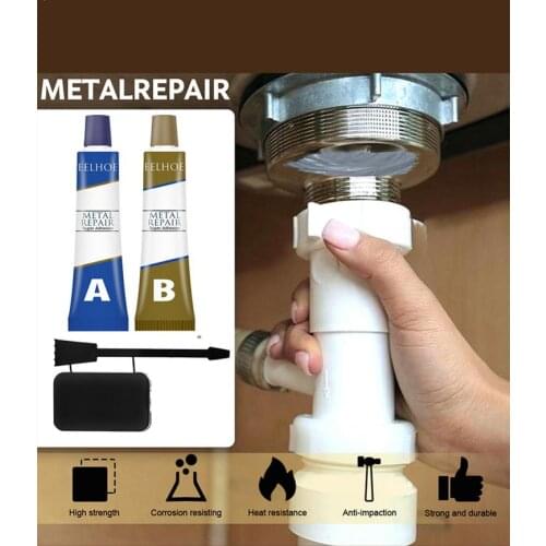Metal Repair Paste Quick-drying Welding Glue Steel Cast Iron Metal Repair Agent Glue 1pc Industrial Repair Paste Glue