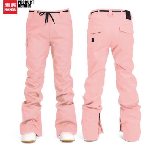 NANDN Ski pants men women waterproof Snowboarding