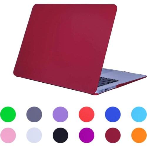 New PC Rubberized Matte Shockproof Case Shell Cover for Apple MacBook Air 11.6inch/13.3inch
