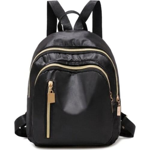 2021 New Fashion Waterproof Nylon Women Backpack Leisure Back Pack Small Backpack Student Casual Bag Shoulder Bag