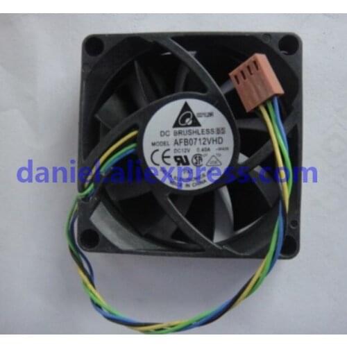 Delta 70207cm ball bearing four-wire PWM temperature-controlled CPU large fan AFB0712VHD