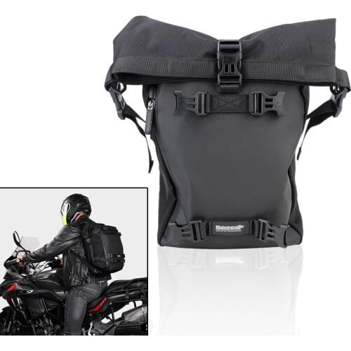 10L Motocross Rear Seat Bag Waterproof Outdoor Riding Backpack Polyester Multi-function Motorcycle Storage Saddle Bag
