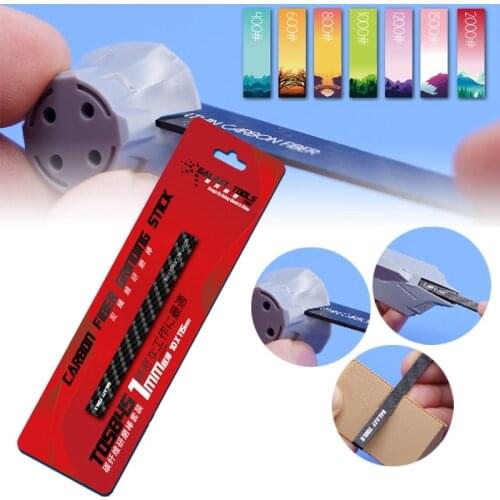 Galaxy Tools Ultra Thin Carbon Fibre Model Grinding File Stick Hobby Craft Polishing Tools