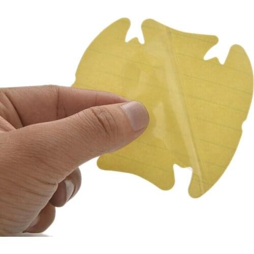 4pcs/lot Universal Invisible Car Door Handle Scratches Automobile Shakes Protective Car Handle Protection