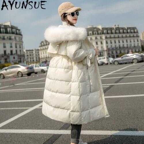 AYUNSUE Winter Womens Down Jacket Thick Woman Parkas 90% White Duck Down Coat Korean Puffer Female Jackets Chaqueta Mujer 2020