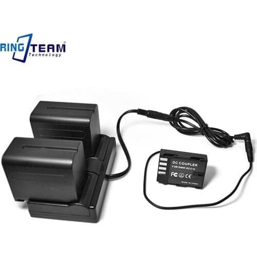NP-F970 Battery Power Supply Dual Charger Adapter DMW-DCC12 for Panasonic Lumix Cameras DMC-GH3 DMC-GH4 DMC-GH5 GH4 GH5 GH5s G9