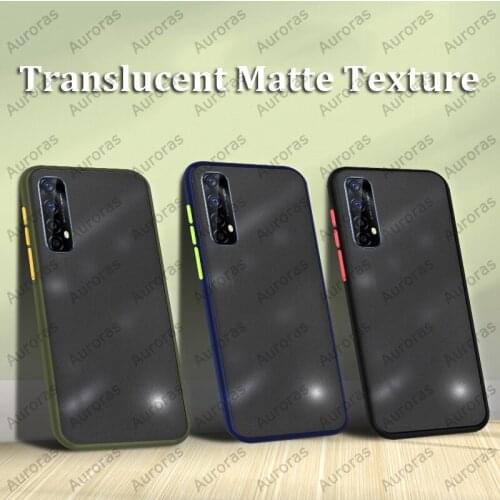 Auroras Case For Realme 7 4G Cover Translucent Skin Matte Hard Cover For Realme Narzo 30 5G Shockproof Case
