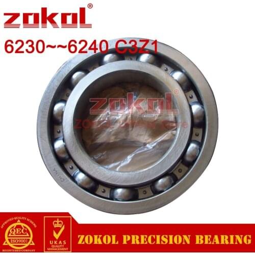 ZOKOL 6230 6232 6234 6236 6238 6240 C3 Z1 Deep Groove ball bearing