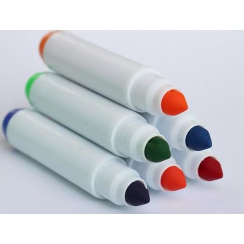 Kid Drawing Watercolor Crayons Soft Pastel Pens Washable Art Colored Markers Conical Brush Painting Children Water Color Pencils