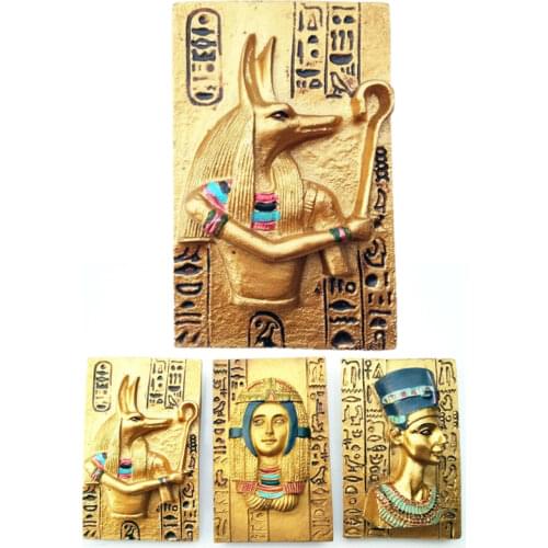 Egyptian Mythology Anubis Queen Anubis Stereo Magnet Fridge Magnet Souvenir Middle East Travel Kitchen Accessories Decoration