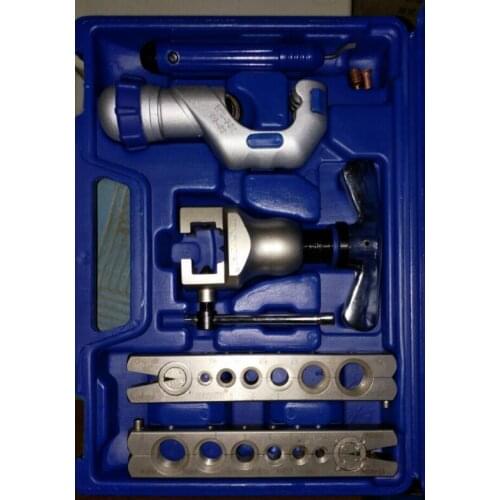 WK-806FT-L Eccentric tube expander refrigeration tool kit 6-19mm including CT-207 cutter and Pour angle ware