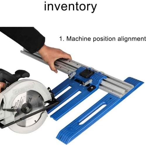 Electric Circular Saw Fixed Rail Slide Aluminum Cutting Bracket Sliding Fixed Rail Woodworking Water And Electricity Tools
