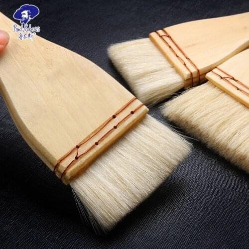 Official Paul Rubens Watercolor paint Scrubbing Brush wool Wood Baking Varnish School Drawing Paint for Art