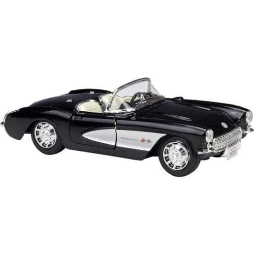 Maisto 1:24 Chevrolet Corvette 1957 Mustang Roadster Simulation Alloy Car Model collection gift toys
