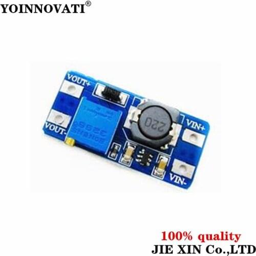 MT3608 DC-DC Adjustable Boost Module 2A DC DC Boost Step up Converter Module 2V-24V to 5V 9V 12V 28V Power Module Booster