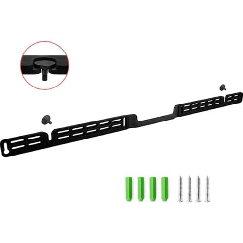 Wall Mount Bracket Aluminum Alloy Bracket for Sonos Arc Sound Bar Black