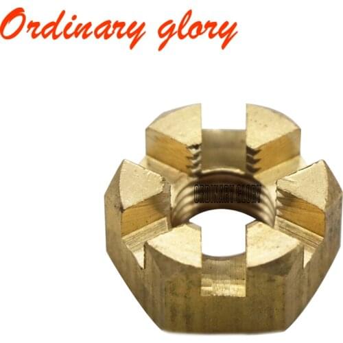 90171-10M01 Outboard Nut Castle for Yamaha Outboard 2 Stroke 4 Stroke 6HP 8HP 15HP Parsun F15-06000016 Hidea Seapro 90171-10M00