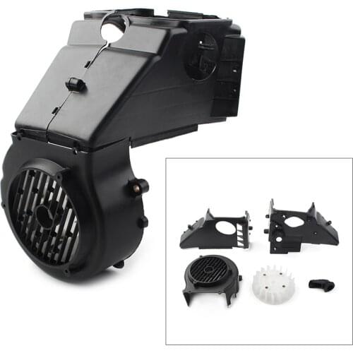 For GY6-Style 150cc Engine Complete Air Shroud Cooling Assembly w/Fan Cover For GY6 150cc ATV Go Kart Buggys Scooter Engines