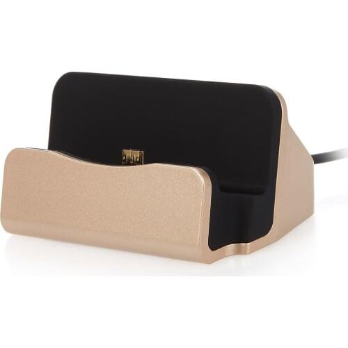 Micro USB Charger Docking Station Desktop Charging Port Sync Cradle Dock Stand Holder for Redmi 5 5A 6 6A 7 7A Micro USB Charger