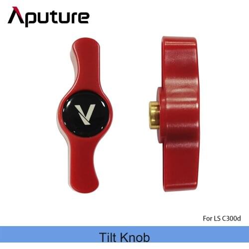 Aputure Clamp Handle Red Tilt Knob Yoke for LS C300d