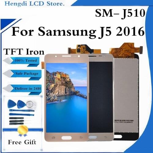 For Samsung Galaxy J5 2016 LCD Display J510 J510F J510FN J510M LCD Display Touch Screen Digitizer Assembly Replacement Part