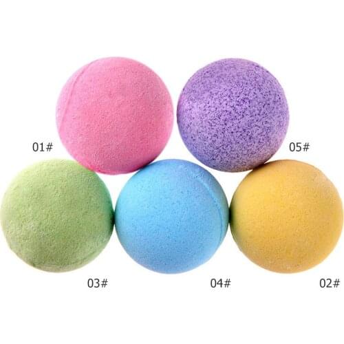1Pc Bath Salt Ball Deep Sea Bath Salt Body Rose Essential Oil Body Skin Whiten Relax Stress Relief Natural Bubble Shower Bombs