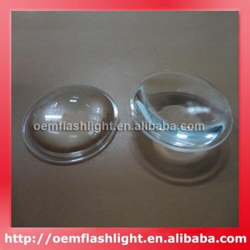 43.8mm Optical Glass LED Lamp Lens - 1pc