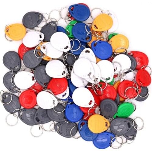 125 KHZ KiFoBs RFID close to ID card token tag time attendance access control keys Color EM4100