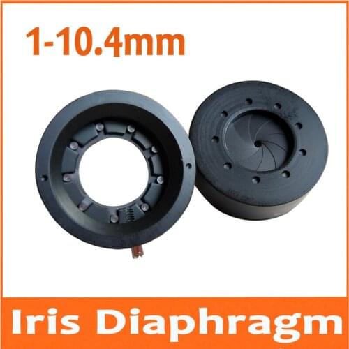 20pcs 1-10.4MM Zoom Optical Iris Diaphragm Aperture Condenser 9 Blades for Digital Camera Microscope Adapter Light Regulator