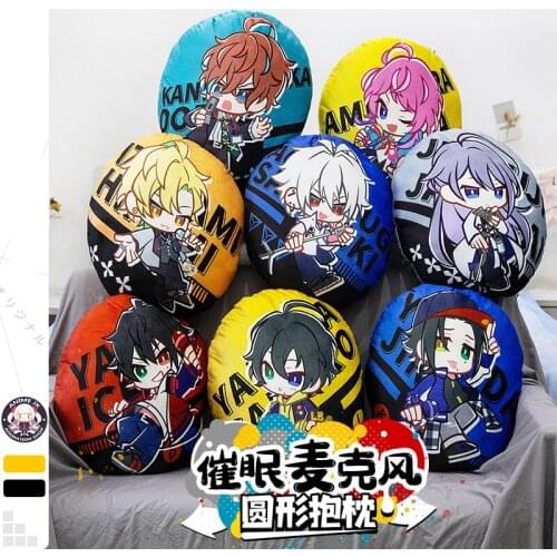 45cm Anime Division Rap Battle Hypnosis Mic Yamada Saburo Pillow Cute Toys Short Plush Doll Cushion Cartoon Xmas Gifts