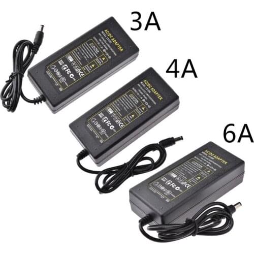 12V 3A/4A/6A Power Supply Adapter Charger Lighting LED Driver Switch Converter Adapters