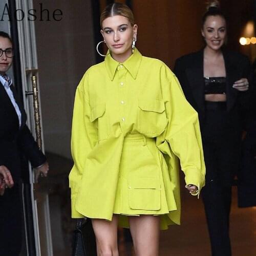 Aoshe Women's Oversized Shirts