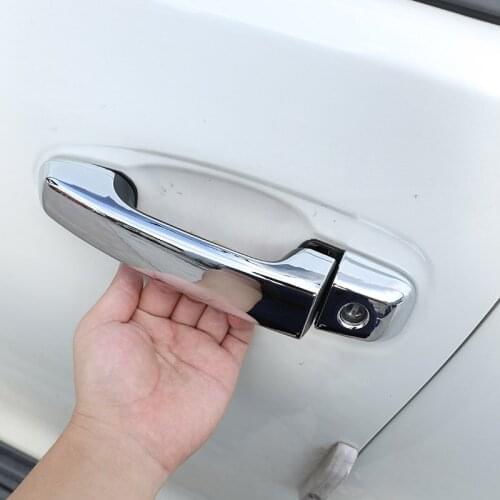 For Toyota Land Cruiser Prado FJ150 150 2010-2018 ABS Chrome Door Handle Trim Car Accessories 8Pcs